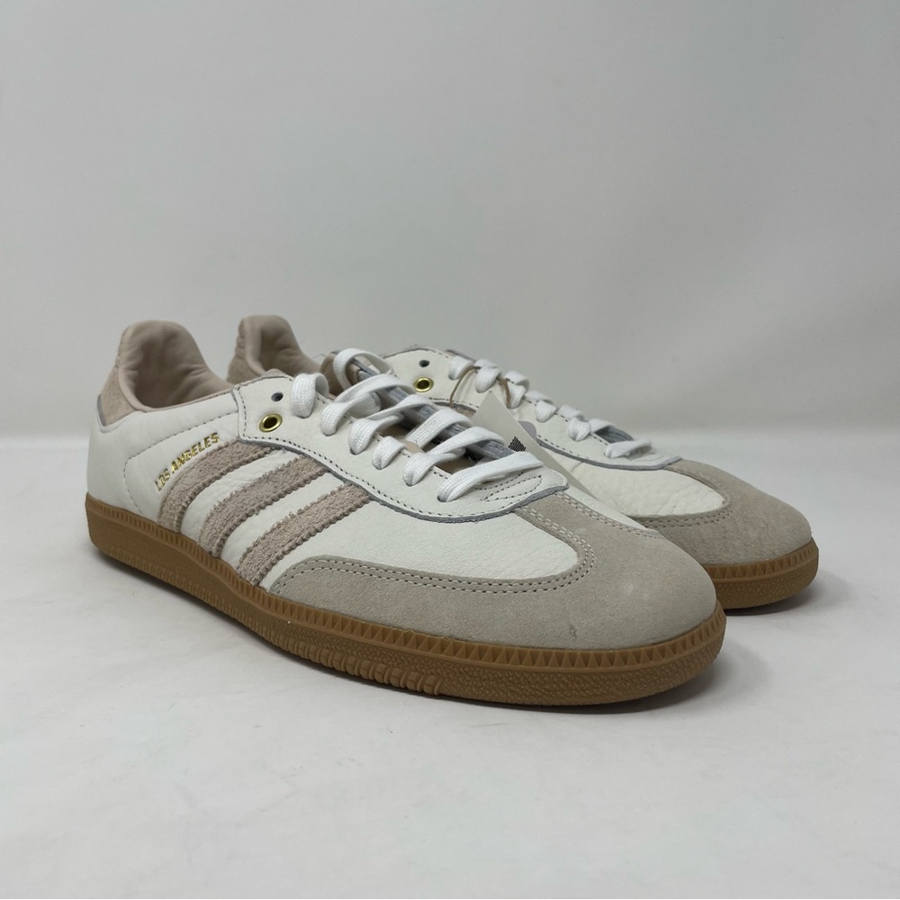 New Adidas Samba x LAFC Linen Gum 2021 Size 10 GV8358 - Picture 1 of 10